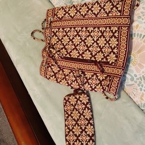 Vera Bradley bag and wallet